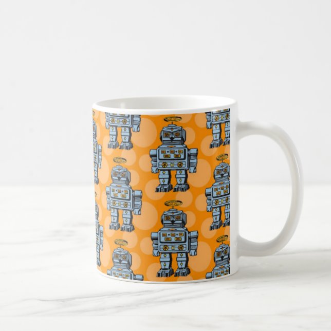 "Robotmugg för utmanarna" Kaffemugg (Höger)