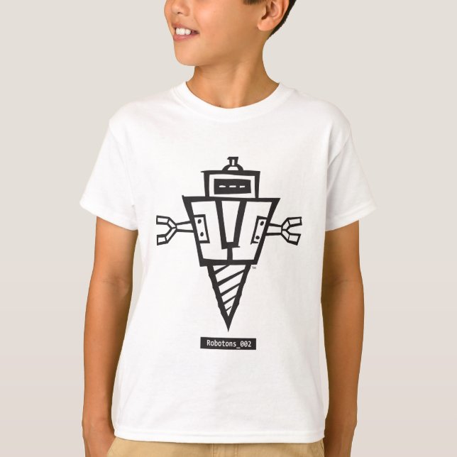 Robotons_002 lurar utslagsplatsskjortan tee (Framsida)
