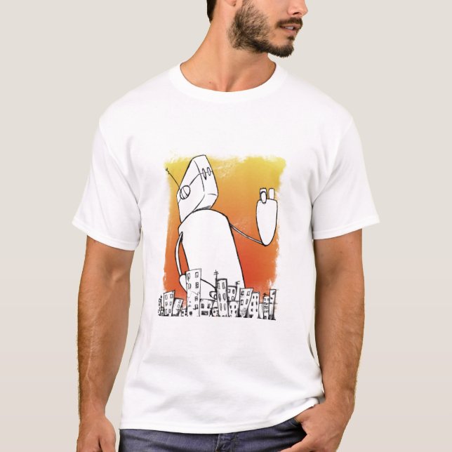 RobotOverlord T-shirt (Framsida)
