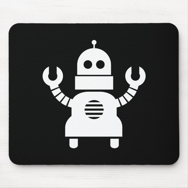 RobotPictogram Mousepad Musmatta (Framsidan)