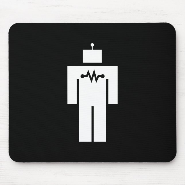 RobotPictogram Mousepad Musmatta (Framsidan)