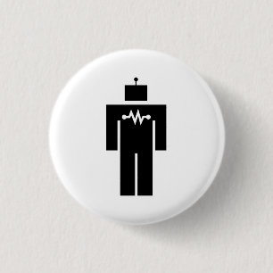 Robotpictogramen knäppas knapp
