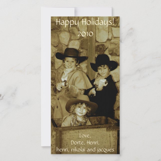 Robotpojkar Julkort (Framsida)