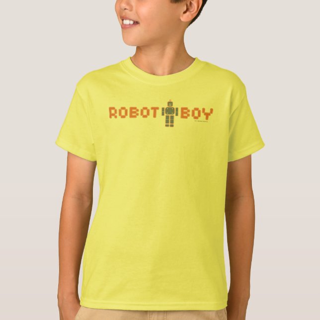 Robotpojke Tee Shirt (Framsida)