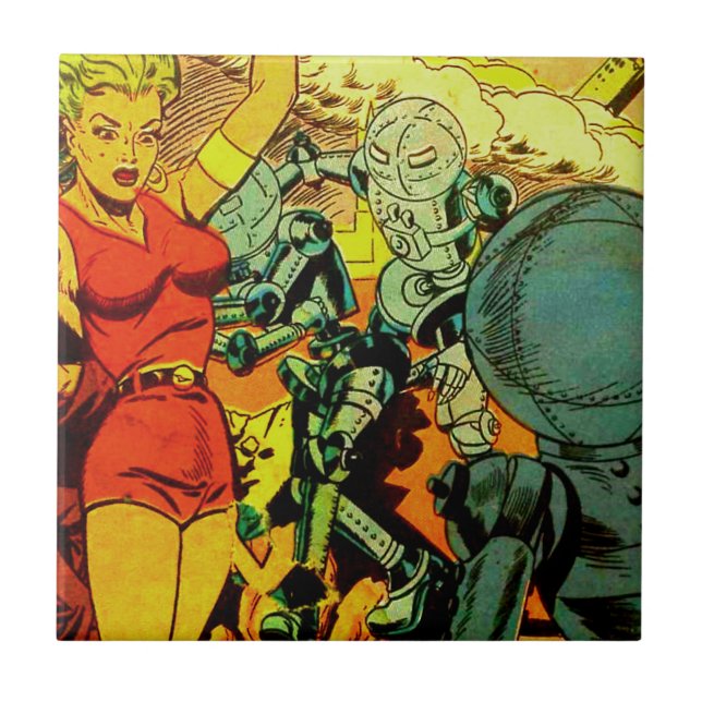 Robotrevolution Kakelplatta (Framsidan)