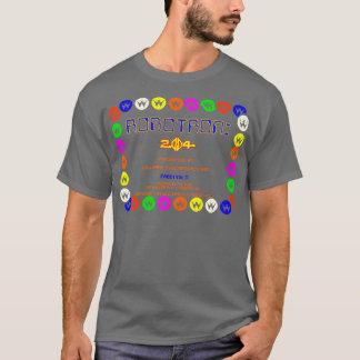 Robotron 2084 retro arcade-spel med fläkt design t shirt