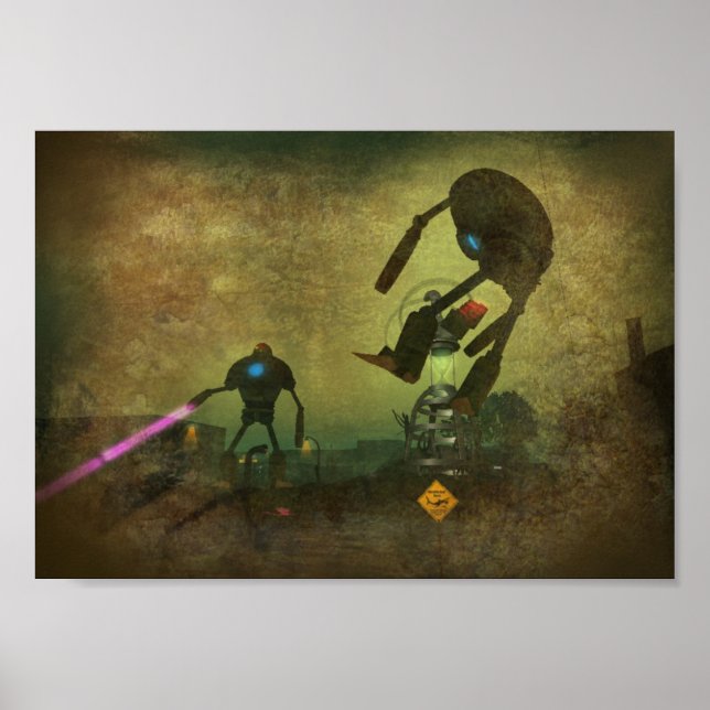 Robots Attack Poster (Framsidan)