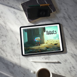 Robots - Digitial Artwork by Christine aka stine1 Kalender