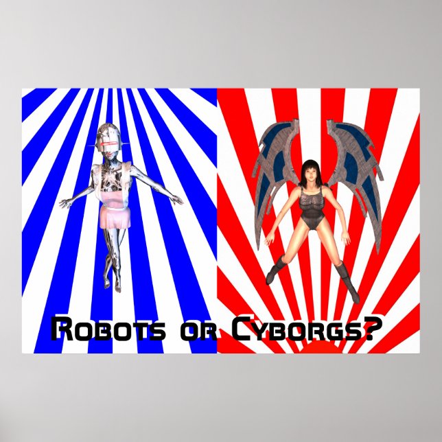 Robots ELLER Cyborgs? Poster (Framsidan)