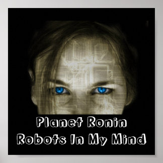 Robots i mina tankar poster