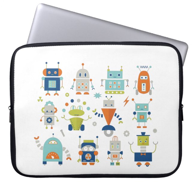 Robots Laptop Fodral (Framsidan)