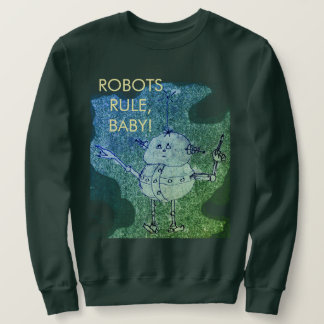 Robots Rule! ©2020 Annabelle Echo T-Shirt Lång Ärmad Tröja