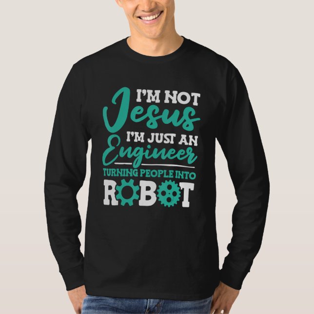 Robots Sarcastic   Ai Artificial Intelligence Robo T Shirt (Framsida)