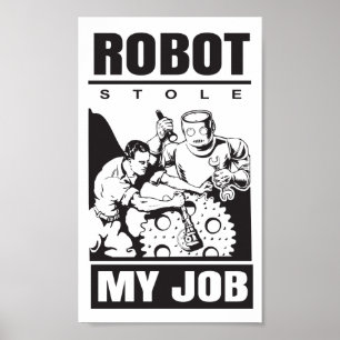 🤖 robots stal mitt jobb poster