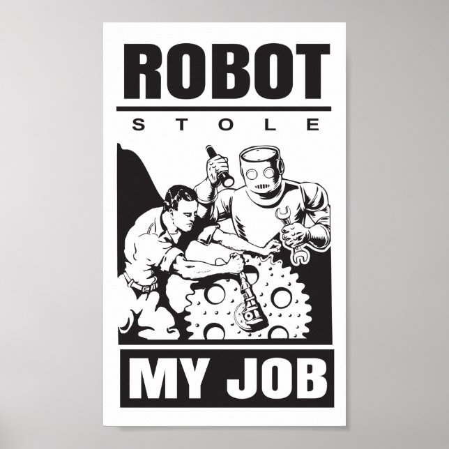 🤖 robots stal mitt jobb poster (Framsidan)