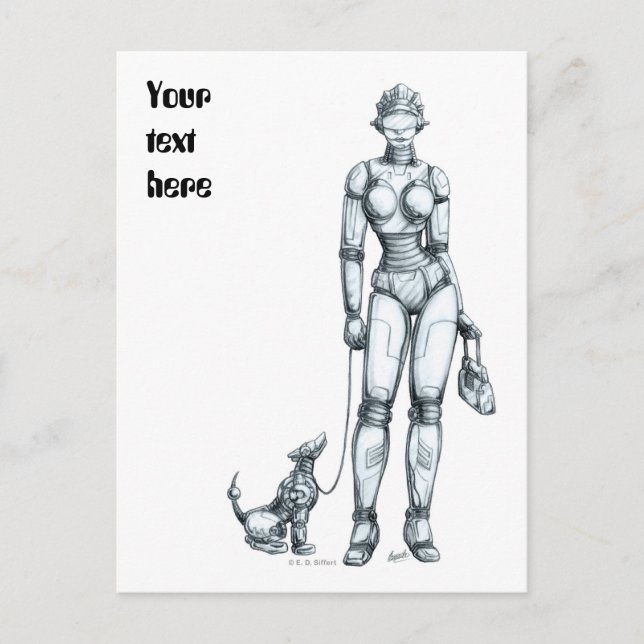 Robots Vykort (Framsida)
