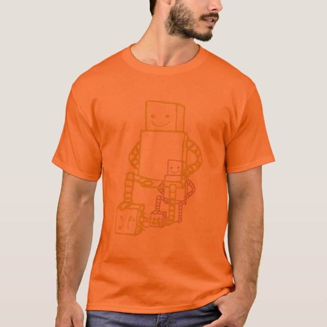Robotseger T-shirt (Framsida)