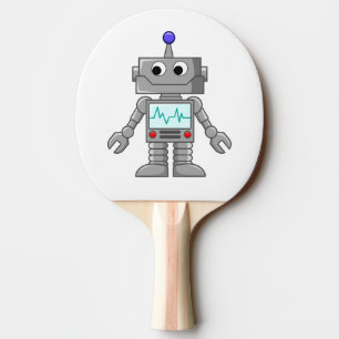 Robottecknad Pingisracket