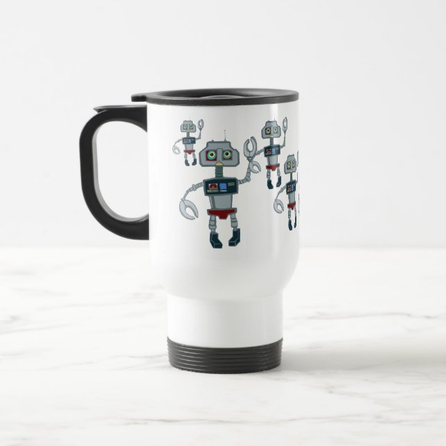 Robottumultmugg Resemugg (Vänster)