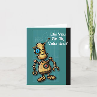 Robotvalentin Helgkort