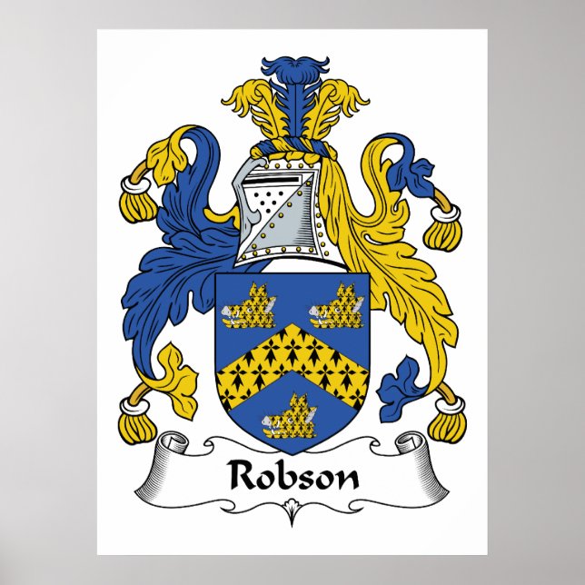 Robson Family Crest Poster (Framsidan)