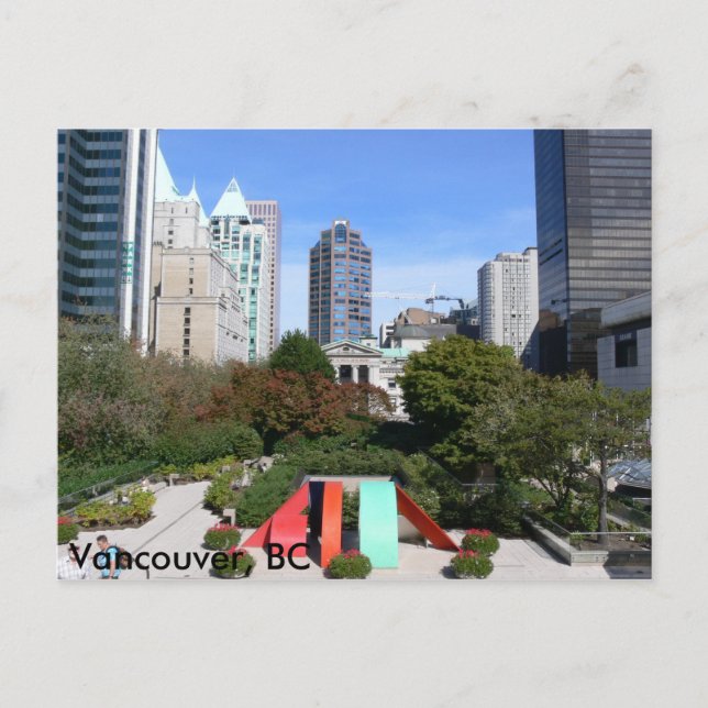 Robson Square Vancouver, BC Vykort (Framsida)