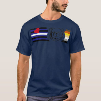 ROBUST BANDS BLACK LEATHER T SHIRT