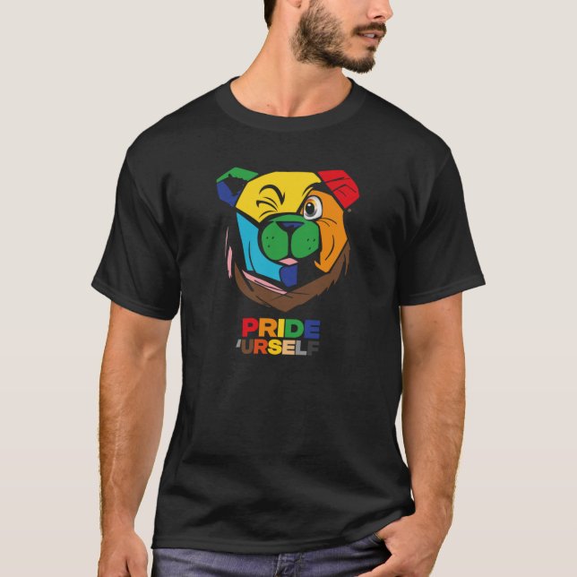 ROBUST BEAR URSELF 25 PRIDE friend T Shirt (Framsida)