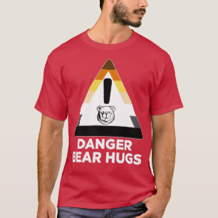Robust Danger Bear Hugs White T Shirt