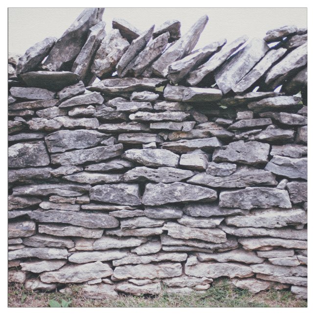 robustt staplat stenstaket tyg (Provkarta)