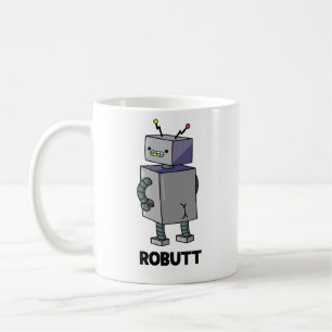 Robutt Funny Robot Pun Kaffemugg