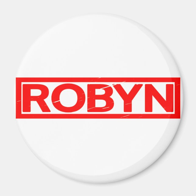 Robyn Frimärke Magnet (Framsidan)