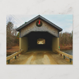 Robyville Covered Bridge, Corinth, Maine I Vykort