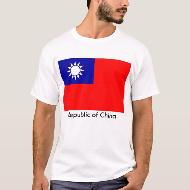 Roc-flagga, Republic of China T Shirt (Framsida)
