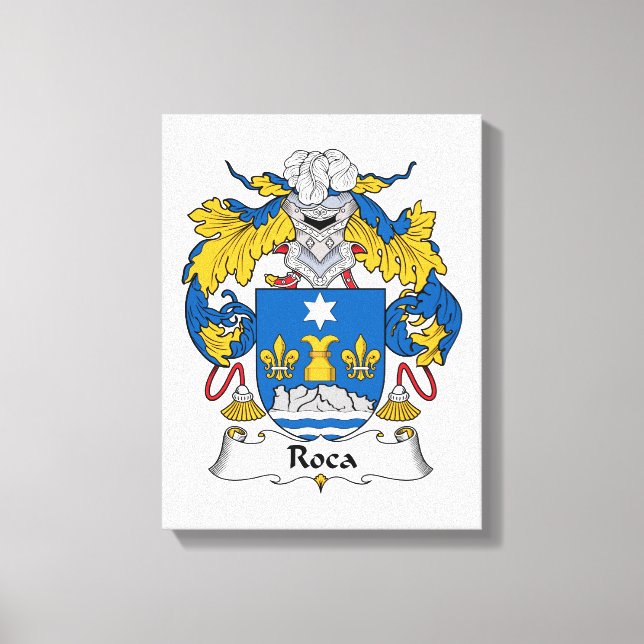 Roca Family Crest Canvastryck (Framsida)