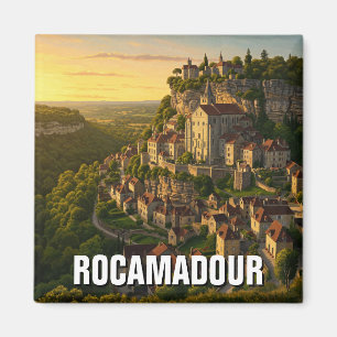 Rocamadour Frankrike Travel Magnet