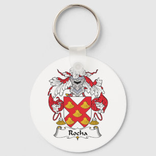 Rocha Family Crest Nyckelring