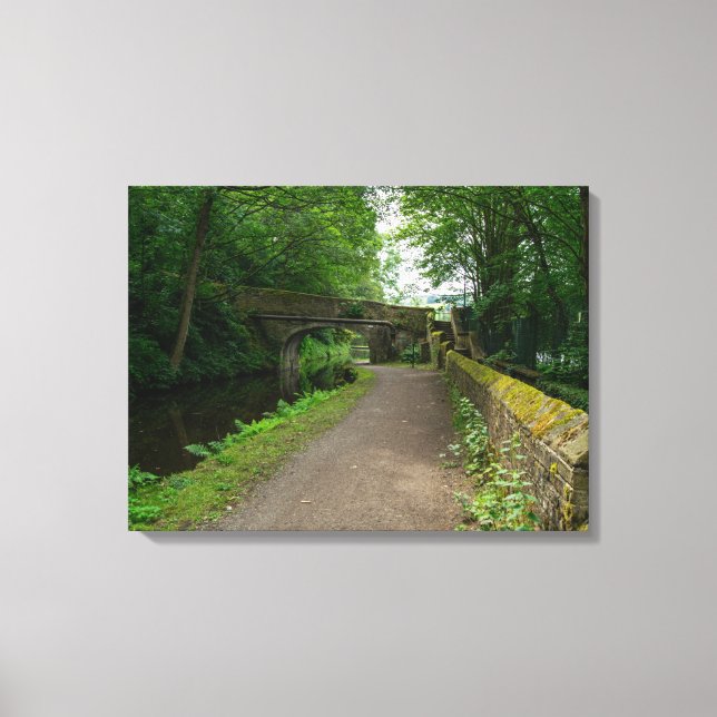Rochdale Canal, Luddendenfoot Canvastryck (Framsida)