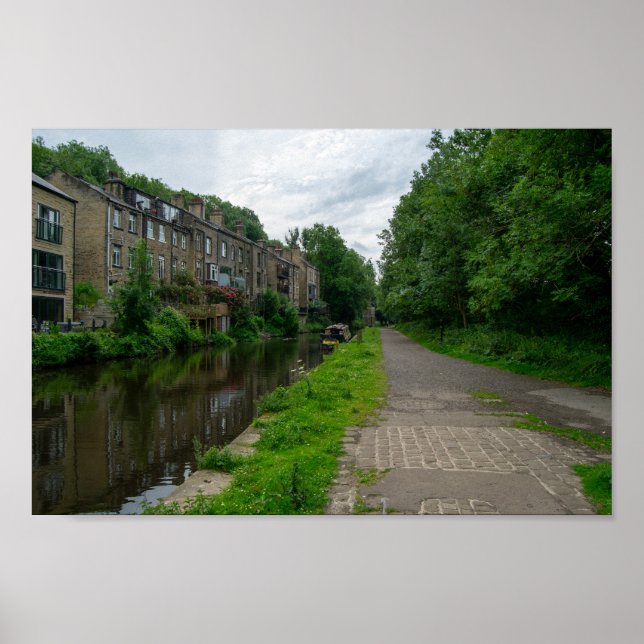 Rochdale Canal, Luddendenfoot Poster (Framsidan)