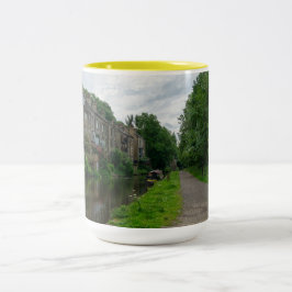 Rochdale Canal, Luddendenfoot Två-Tonad Mugg