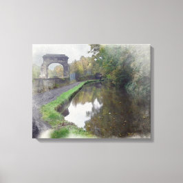Rochdale Canal Sagar Richards Arch Canvastryck