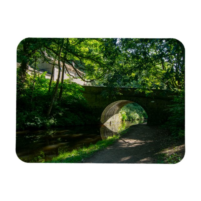 Rochdale Canal, Sowerby Bridge Magnet (Horisontell)