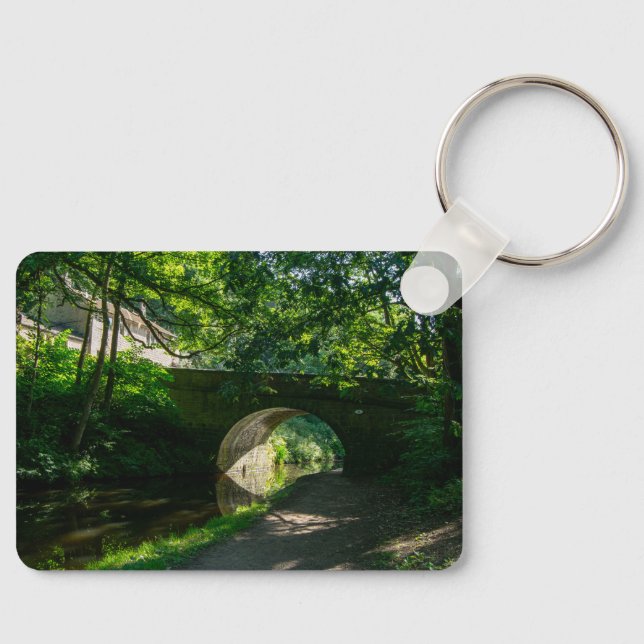 Rochdale Canal, Sowerby Bridge Nyckelring (Framsida)