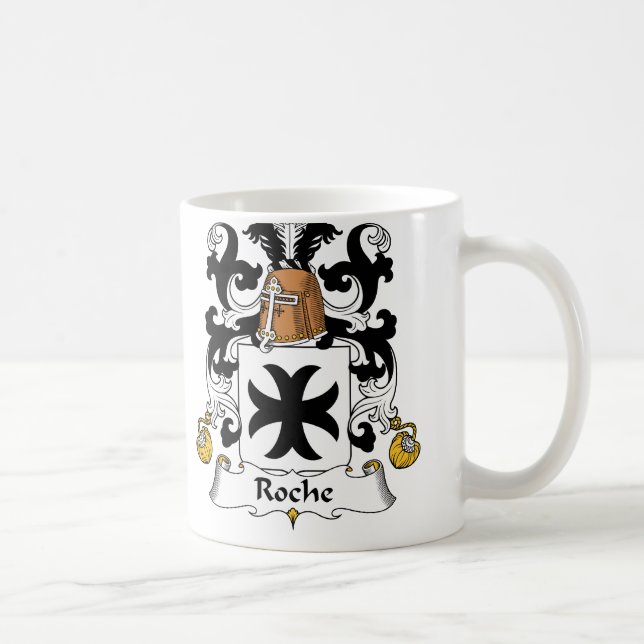 Roche familjvapensköld kaffemugg (Höger)