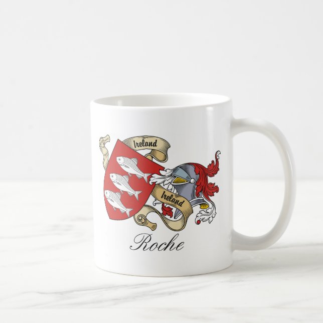 Roche familjvapensköld kaffemugg (Höger)