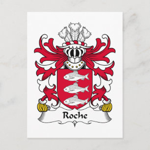 Roche Family Crest Vykort