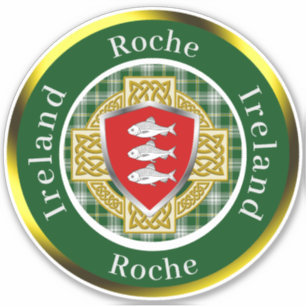 Roche Irish Shield/Celtic Kor Personlig Klistermärken