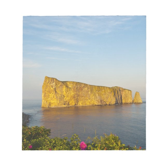 Rocher Perce (Perce-klippan), Quebec, Kanada. Anteckningsblock (Framsida)