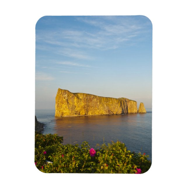 Rocher Perce (Perce-klippan), Quebec, Kanada. Magnet (Vertikal)
