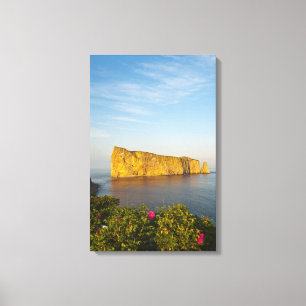 Rocher Perce (Perce Rock), Quebec, Kanada. Canvastryck